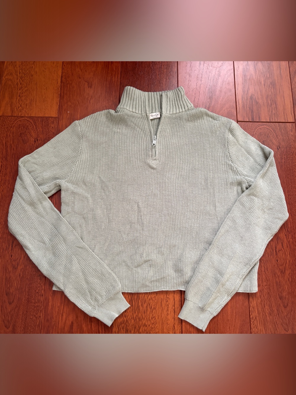 Brandy Melville Sage Quarter-Zip